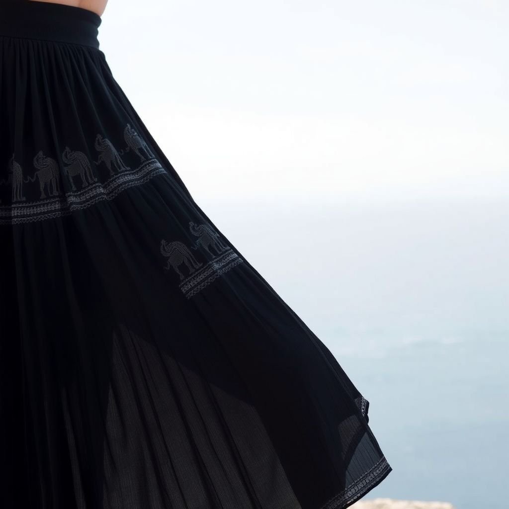 Tight Maxi skirts tight and women minimal pencil more classic skirts like Greek
Design a collection of tight maxi skirts crafted from luxurious cotton fabric, featuring a minimalist aesthetic reminiscent of classic Greek styles. Incorporate subtle draping and elegant silhouettes that enhance the figure, while delicate embroidery inspired by ancient motifs adds a modern twist. Focus on soft, breathable textures for timeless sophistication.
