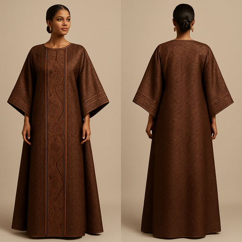 Create a shadda boubou for women that's the first of its kind, unique, classy, and sophisticated in design.