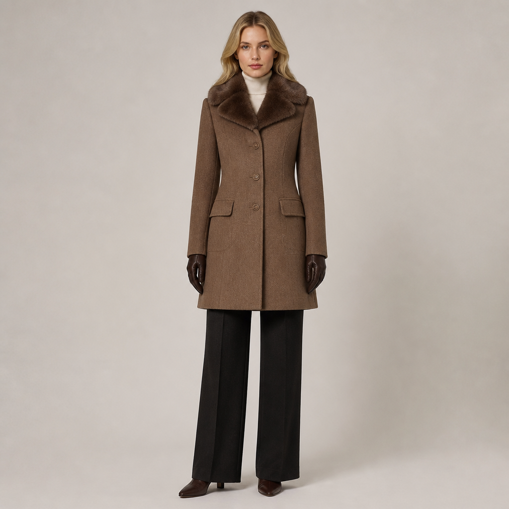 A Female Jacket design, suitable for Fall, in Classic style. Russia fashion aesthetics. Present it as professional fashion catalogue photography: the garment is the subject, shown full-length with editorial styling, neutral posing and tasteful, non-suggestive framing.
photorealistic fashion design, A Female Jacket design, suitable for Fall, in Classic style. Russia fashion aesthetics. Present it as professional fashion catalogue photography: the garment is the subject, shown full-length with editorial styling, neutral posing and tasteful, non-suggestive framing., classic style, just the design no text