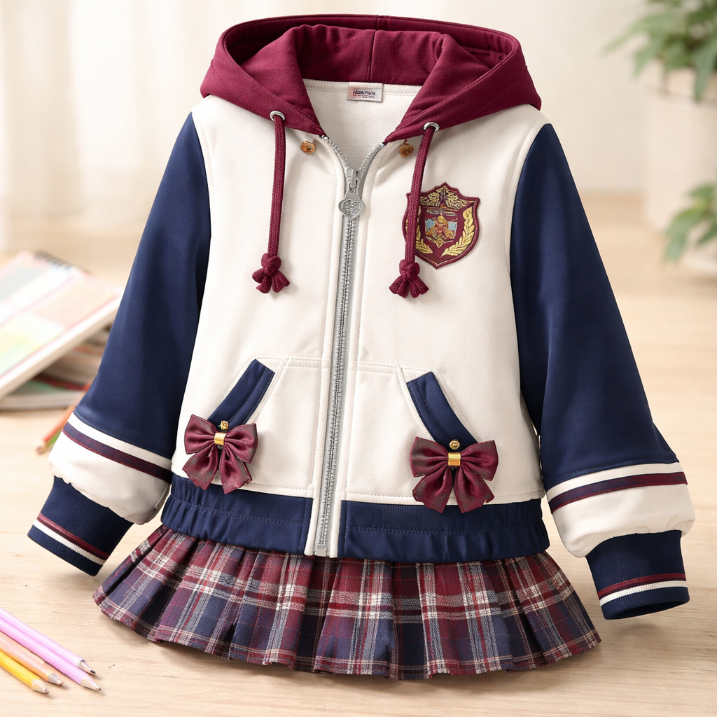 Una sudadera de uniforme para niñas y damas
Una sudadera de uniforme para niñas y damas