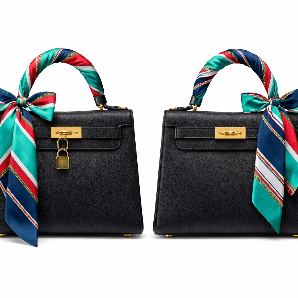 Design a silk scarf that is used on the handle of a Kelly bag that are kc Current soccer teams colors with no logos
Design a silk scarf that is used on the handle of a Kelly bag that are kc Current soccer teams colors with no logos , classic style, show front and back