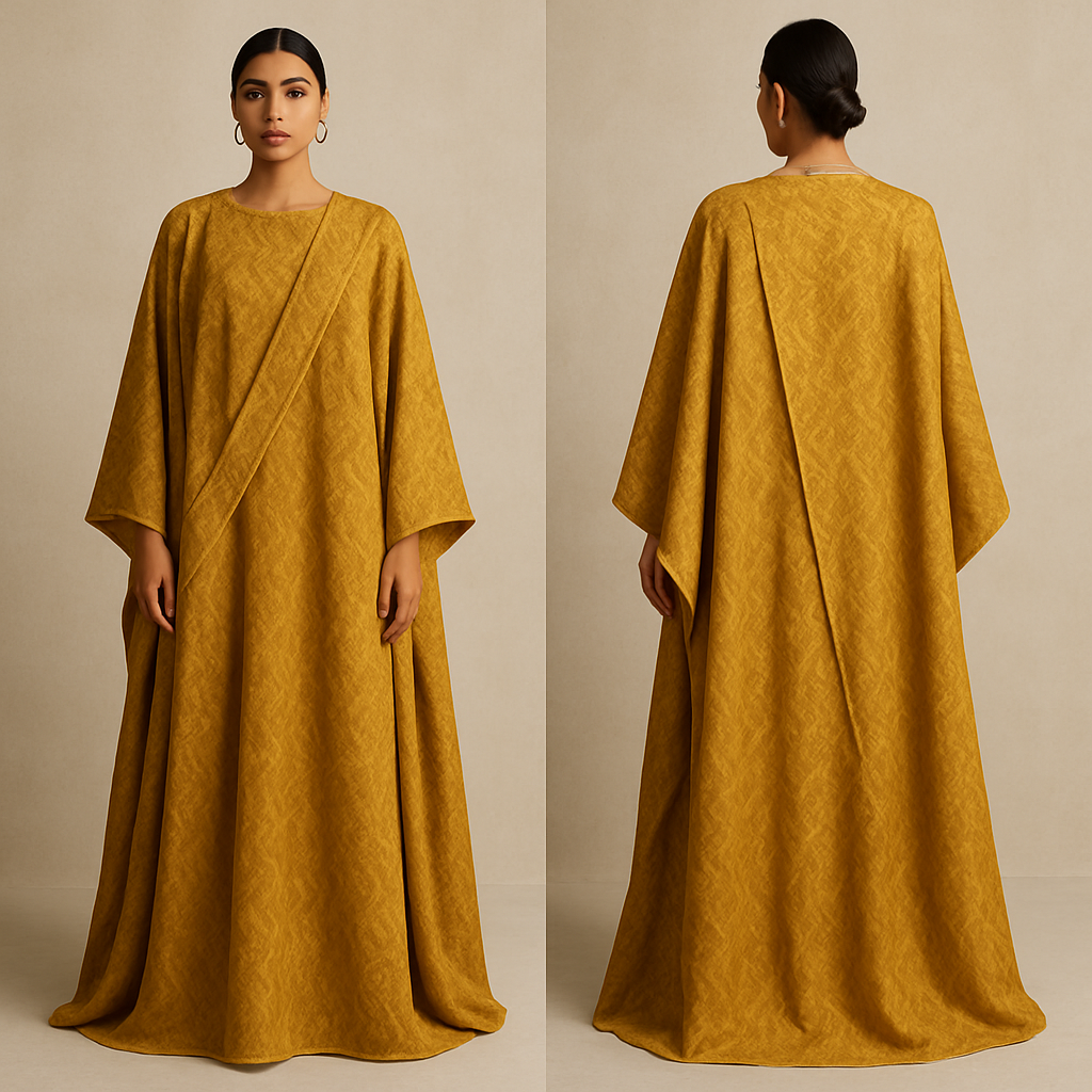 Create a shadda boubou for women that’s the first of its kind, unique, classy, and sophisticated in design.
Create a shadda boubou for women that’s the first of its kind, unique, classy, and sophisticated in design. , show front and back