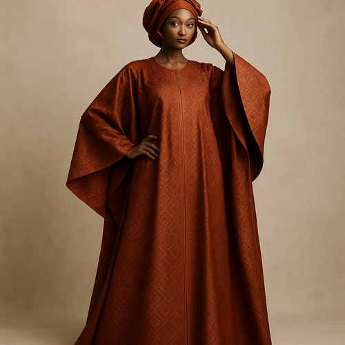 Create a shadda boubou for women that’s the first of its kind, unique, classy, and sophisticated in design. 
