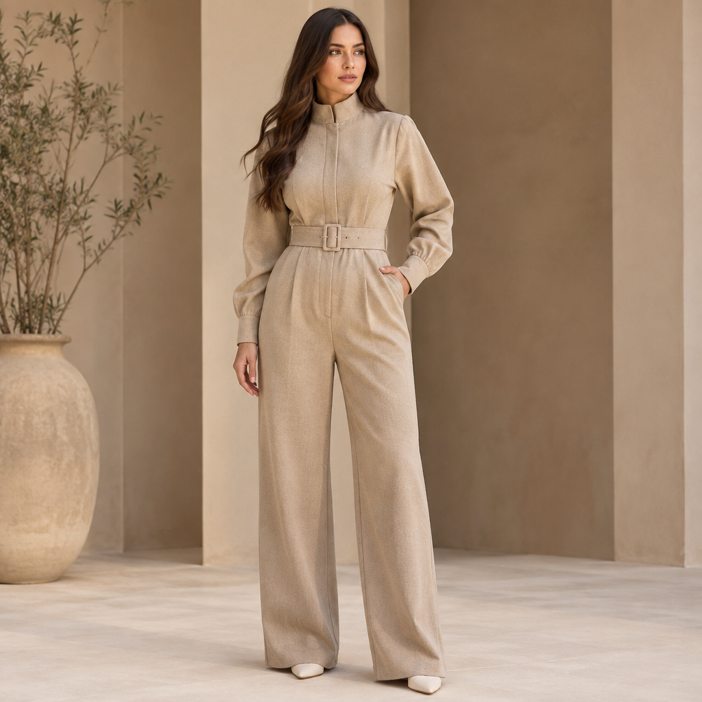 سوت نسائي مقفول بكم خامه شتويه. Egypt fashion aesthetics. Present it as professional fashion catalogue photography: the garment is the subject, shown full-length with editorial styling, neutral posing and tasteful, non-suggestive framing.
photorealistic fashion design, سوت نسائي مقفول بكم خامه شتويه. Egypt fashion aesthetics. Present it as professional fashion catalogue photography: the garment is the subject, shown full-length with editorial styling, neutral posing and tasteful, non-suggestive framing., just the design no text