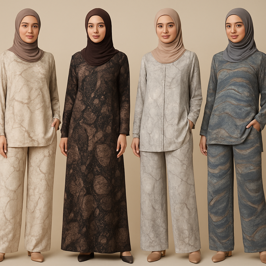 Create a modest lounge wear, first of its kind, featuring a unique stone design that exudes a classy and sophisticated vibe. I'd like four designs, each showcasing different styles and fabrics. Incorporate high-end, unique chic stone designs to make them truly special. Add little sophisticated stone designs. Make it irresistible for customers
Create a modest lounge wear, first of its kind, featuring a unique stone design that exudes a classy and sophisticated vibe. I'd like four designs, each showcasing different styles and fabrics. Incorporate high-end, unique chic stone designs to make them truly special. Add little sophisticated stone designs. Make it irresistible for customers