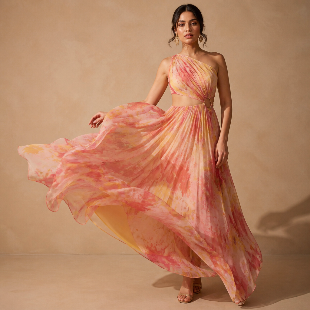 A Female Dress design, suitable for Summer. I give you reference and I want properly colour and the flying features is lips flying karengi. India fashion aesthetics.
photorealistic fashion design, A Female Dress design, suitable for Summer. I give you reference and I want properly colour and the flying features is lips flying karengi. India fashion aesthetics., just the design no text