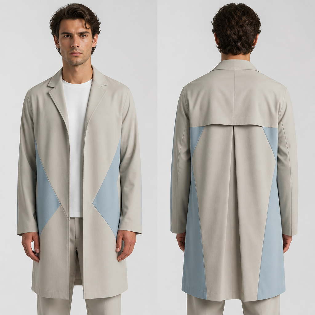 A Male Coat design, suitable for Summer. maak iets dat pools is voor een man
photorealistic fashion design, A Male Coat design, suitable for Summer. maak iets dat pools is voor een man, just the design no text, show front and back