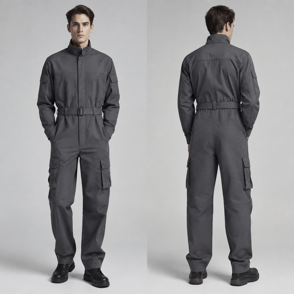 A Male Jumpsuit design, in Minimalist style. это Одежда для мужчины. Russia fashion aesthetics. Present it as professional fashion catalogue photography: the garment is the subject, shown full-length with editorial styling, neutral posing and tasteful, non-suggestive framing.
photorealistic fashion design, A Male Jumpsuit design, in Minimalist style. это Одежда для мужчины. Russia fashion aesthetics. Present it as professional fashion catalogue photography: the garment is the subject, shown full-length with editorial styling, neutral posing and tasteful, non-suggestive framing., minimalist style, just the design no text