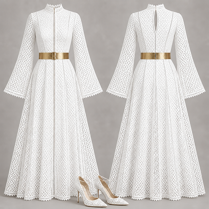 Make it white
edit the attached fashion design with these instructions: Make it white. keep it photorealistic, just the design no text