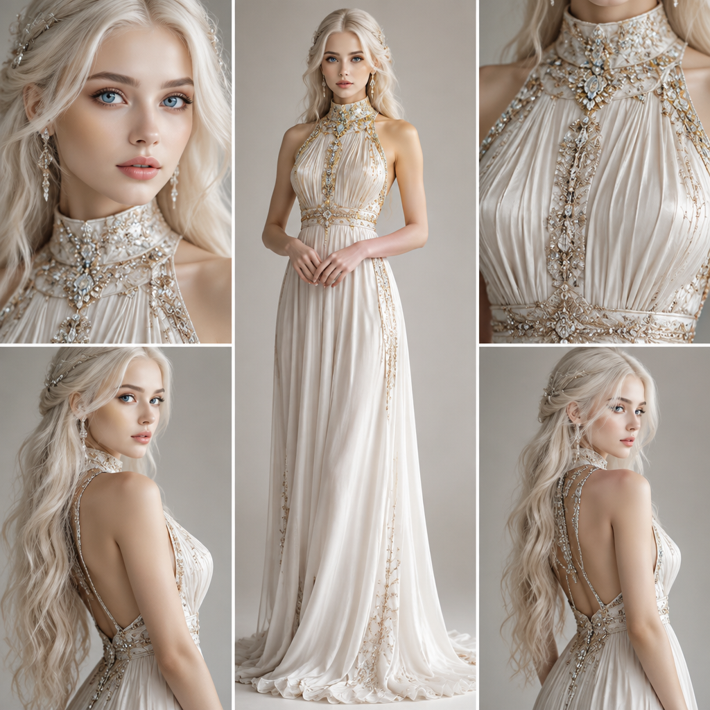 photorealistic fashion design, photorealistic fashion design, photorealistic fashion design, photorealistic fashion design, photorealistic fashion design, A Female Dress design. платье длинным воротником стоячим волосы длинные до колена глаза голубого цвета яркие цвет волос белые светлая девушка грудь 70Б очень блестит платье дорогие драгоценности новые прямо боку сзади крупным планом лицо Present it as professional fashion catalogue photography: the garment is the subject, shown full-length with editorial styling, neutral posing and tasteful, non-suggestive framing., just the design no text. Refinement: платья футляр, just the design no text. Refinement: платье рубашка, just the design no text. Refinement: платье майка, just the design no text. Refinement: платье helper, just the design no text. Refinement: платья ампир
photorealistic fashion design, photorealistic fashion design, photorealistic fashion design, photorealistic fashion design, photorealistic fashion design, photorealistic fashion design, A Female Dress design. платье длинным воротником стоячим волосы длинные до колена глаза голубого цвета яркие цвет волос белые светлая девушка грудь 70Б очень блестит платье дорогие драгоценности новые прямо боку сзади крупным планом лицо Present it as professional fashion catalogue photography: the garment is the subject, shown full-length with editorial styling, neutral posing and tasteful, non-suggestive framing., just the design no text. Refinement: платья футляр, just the design no text. Refinement: платье рубашка, just the design no text. Refinement: платье майка, just the design no text. Refinement: платье helper, just the design no text. Refinement: платья ампир, just the design no text