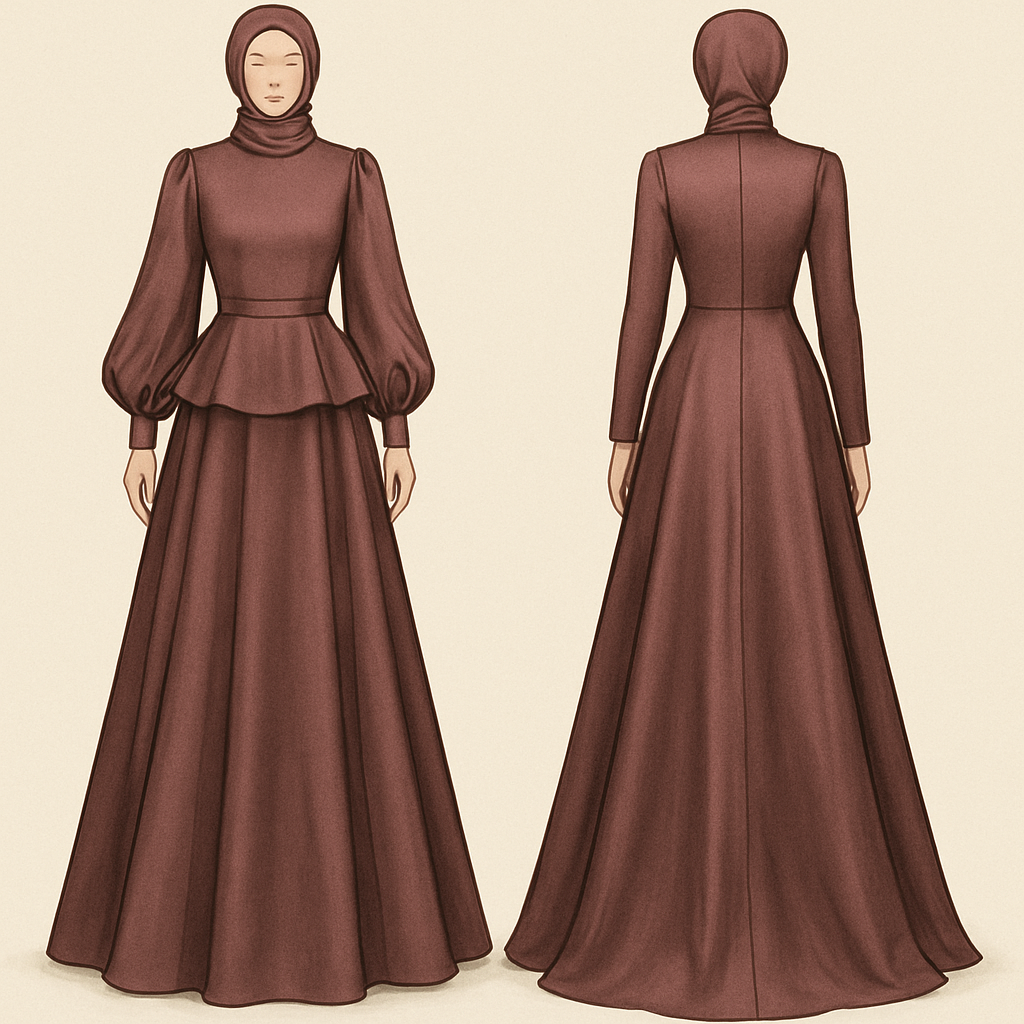 Design me beautiful sophisticated modest clothing, high-end designs that will stand out internationally and it shouldn’t be out there already in the world by making the designs of two pieces, bou bou and beautiful dresses 
Design me beautiful sophisticated modest clothing, high-end designs that will stand out internationally and it shouldn’t be out there already in the world by making the designs of two pieces, bou bou and beautiful dresses , show front and back