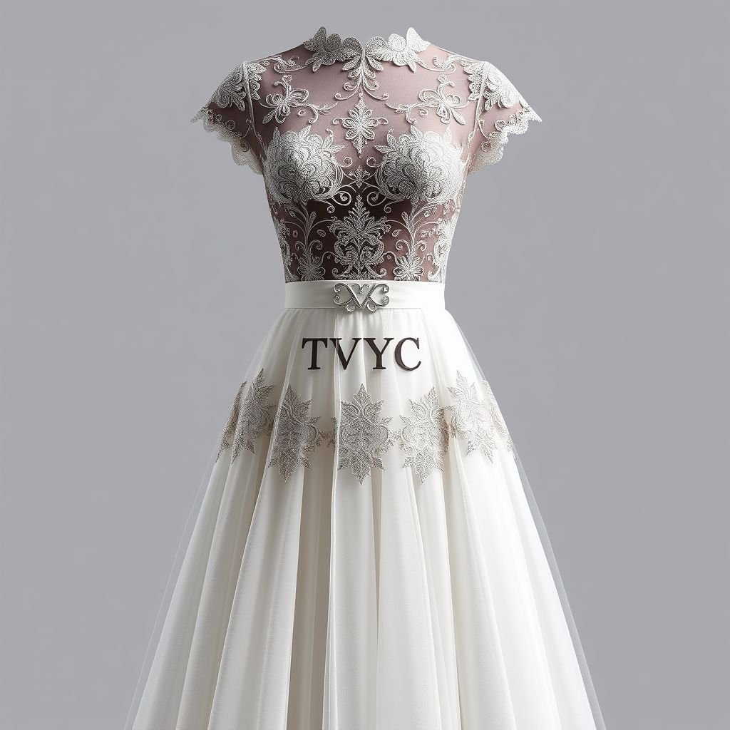 A youth church choir outfit for female. Put “TVYC” on it somewhere. I want lace to be on there and there needs to be a maxi skirt
Design a formal youth church choir outfit for females featuring an elegant lace bodice embellished with intricate floral patterns. A flowing maxi skirt cascades gracefully, combining soft layers of tulle and lace for a regal touch. Subtly incorporate “TVYC” in ornate embroidery on the waistline, ensuring a harmonious blend of sophistication and unity.