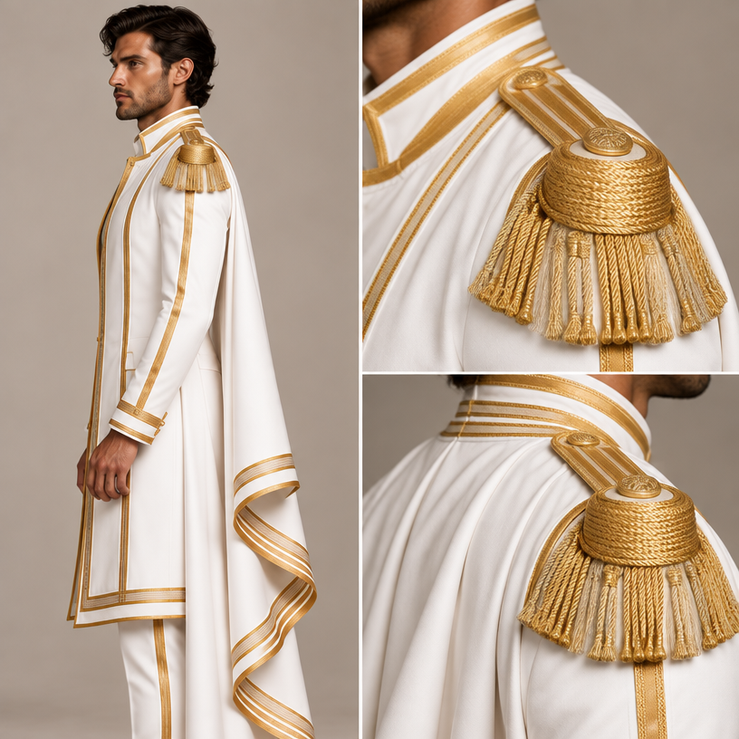 Show me the details on the shoulder
edit the attached fashion design with these instructions: Show me the details on the shoulder. keep it photorealistic, just the design no text