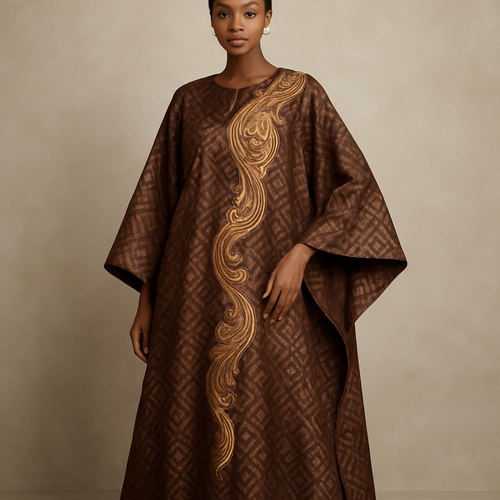 Create a shadda boubou for women that’s the first of its kind, unique, classy, and sophisticated in design. 