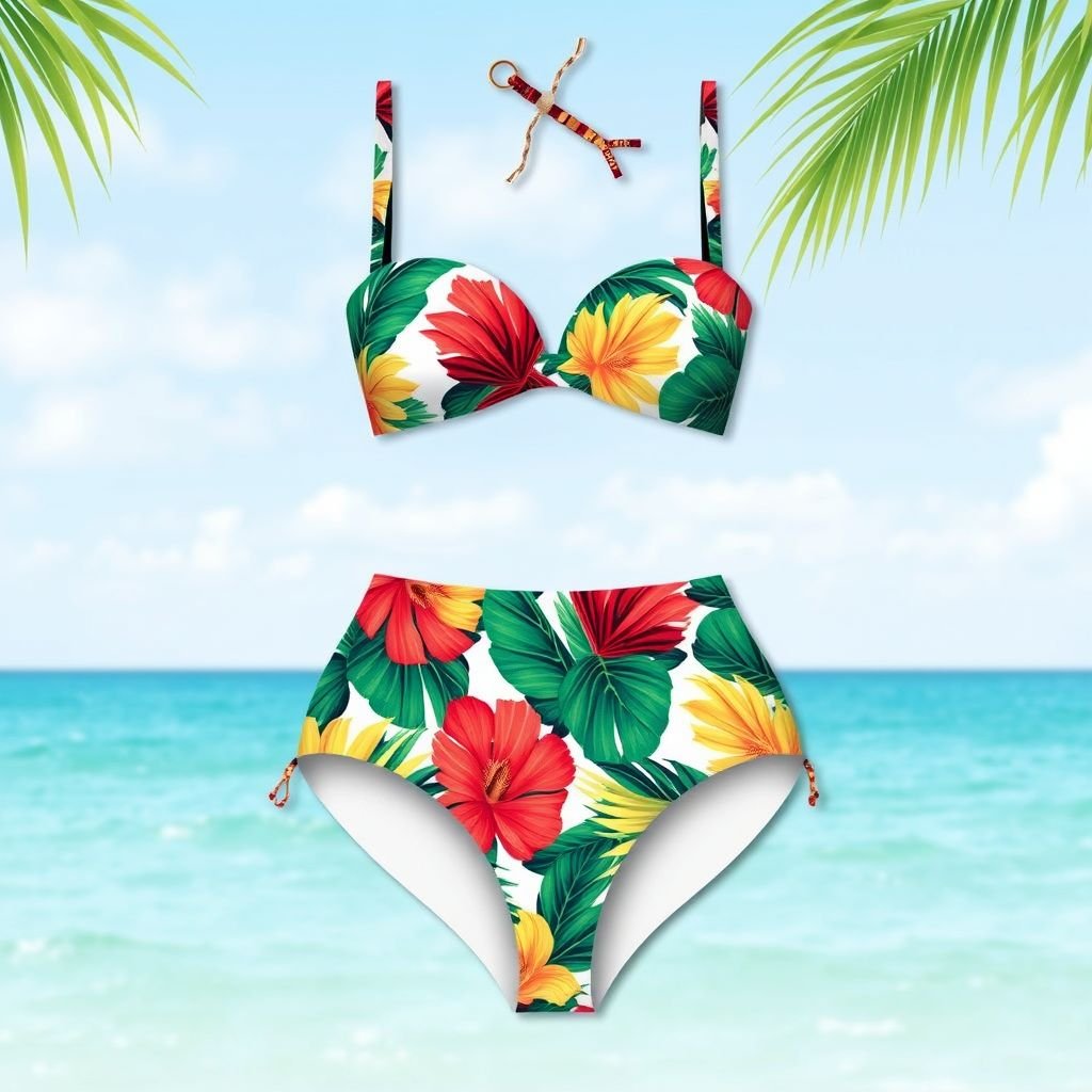 Bikini swimwear style Zimmerman no ruffles
Design a chic bikini set inspired by Zimmerman’s beach aesthetic, featuring a vibrant tropical print with bold geometric patterns. Utilize lightweight, breathable fabrics to accentuate the silhouette. Incorporate stylish high-waisted bottoms and a supportive bandeau top, showcasing a modern, sophisticated flair that’s perfect for sun-soaked days and elegant seaside gatherings.