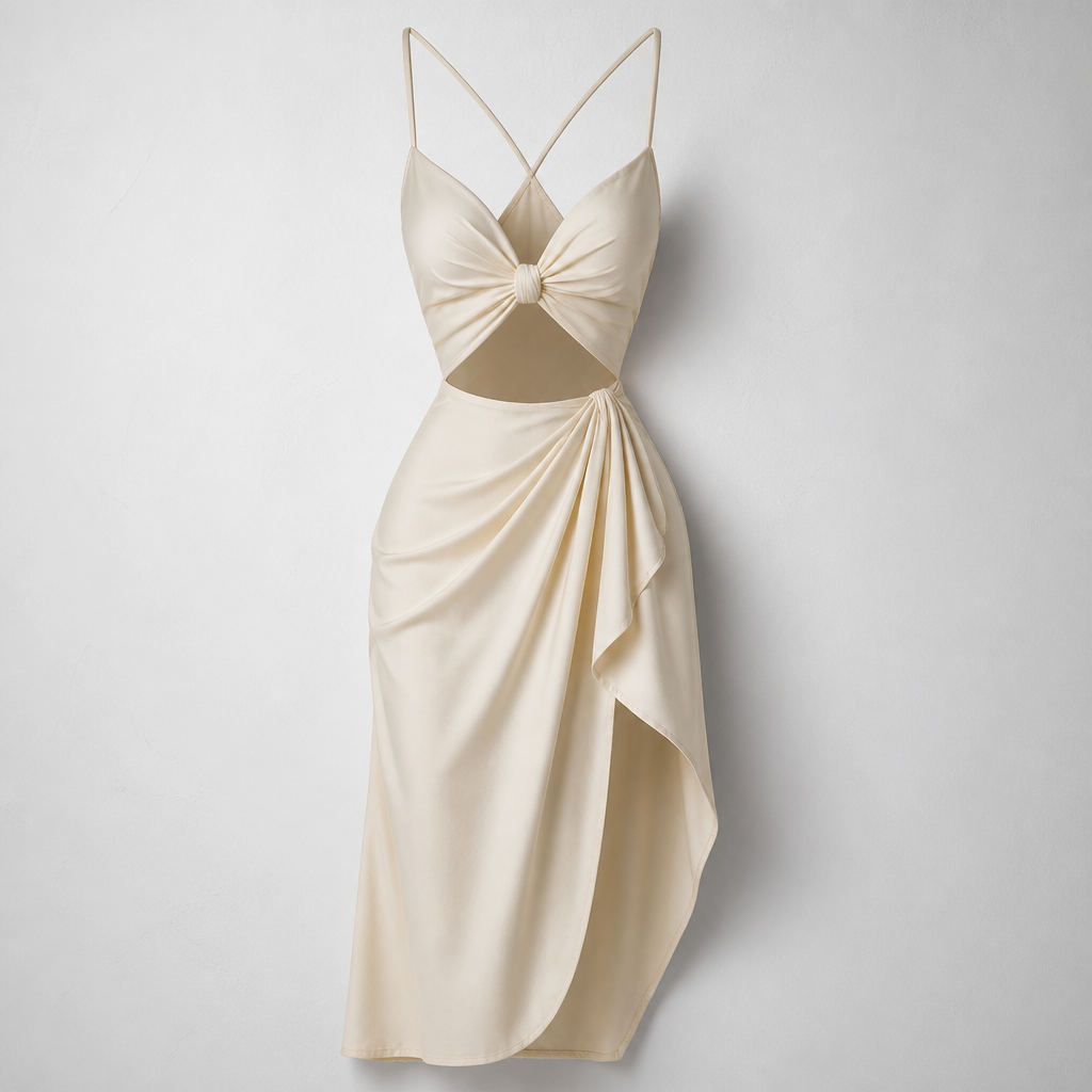A Female Dress design, suitable for Summer. LA fashion aesthetics.
photorealistic fashion design, A Female Dress design, suitable for Summer. LA fashion aesthetics., just the design no text