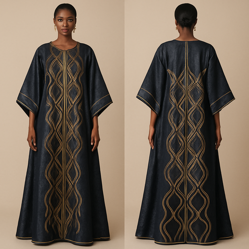 Create a shadda boubou for women that’s the first of its kind, unique, classy, and sophisticated in design. 