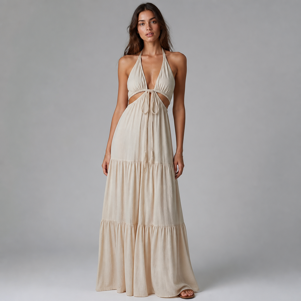 A Dress design. Consider American fashion — diverse and trend-driven, casual-cool, athleisure influence, regional variety from NYC sophistication to LA relaxed. Current season is Summer in United States.
photorealistic fashion design, A Dress design. Consider American fashion — diverse and trend-driven, casual-cool, athleisure influence, regional variety from NYC sophistication to LA relaxed. Current season is Summer in United States., just the design no text