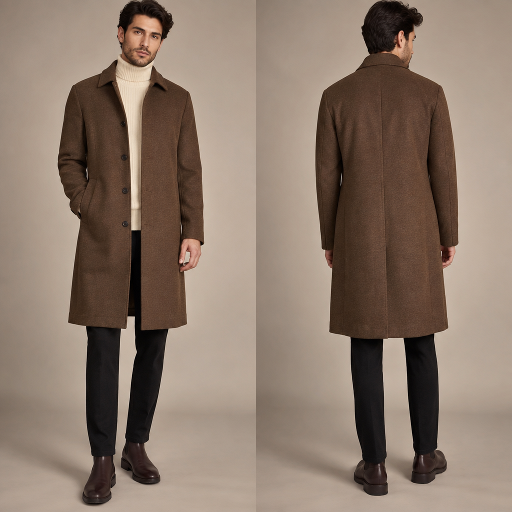 A Male Dress design, with modest, full coverage: longer hemlines, higher necklines and covered shoulders, suitable for Fall, in Casual style Present it as professional fashion catalogue photography: the garment is the subject, shown full-length with editorial styling, neutral posing and tasteful, non-suggestive framing.
photorealistic fashion design, A Male Dress design, with modest, full coverage: longer hemlines, higher necklines and covered shoulders, suitable for Fall, in Casual style Present it as professional fashion catalogue photography: the garment is the subject, shown full-length with editorial styling, neutral posing and tasteful, non-suggestive framing., casual style, just the design no text