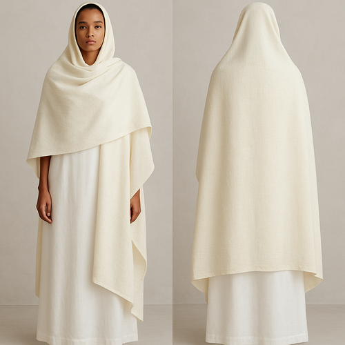 sudanese toub with dimension of 4.5 m and 1.2 m we wrap it in top of a dress and it generally a rectangular with the given dimension