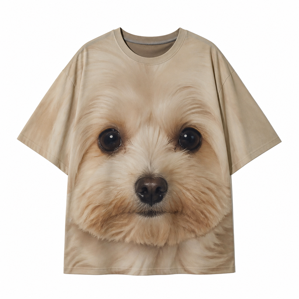 T-shirt or dress inspired by dog Poki. HR fashion aesthetics.
photorealistic fashion design, T-shirt or dress inspired by dog Poki. HR fashion aesthetics., just the design no text