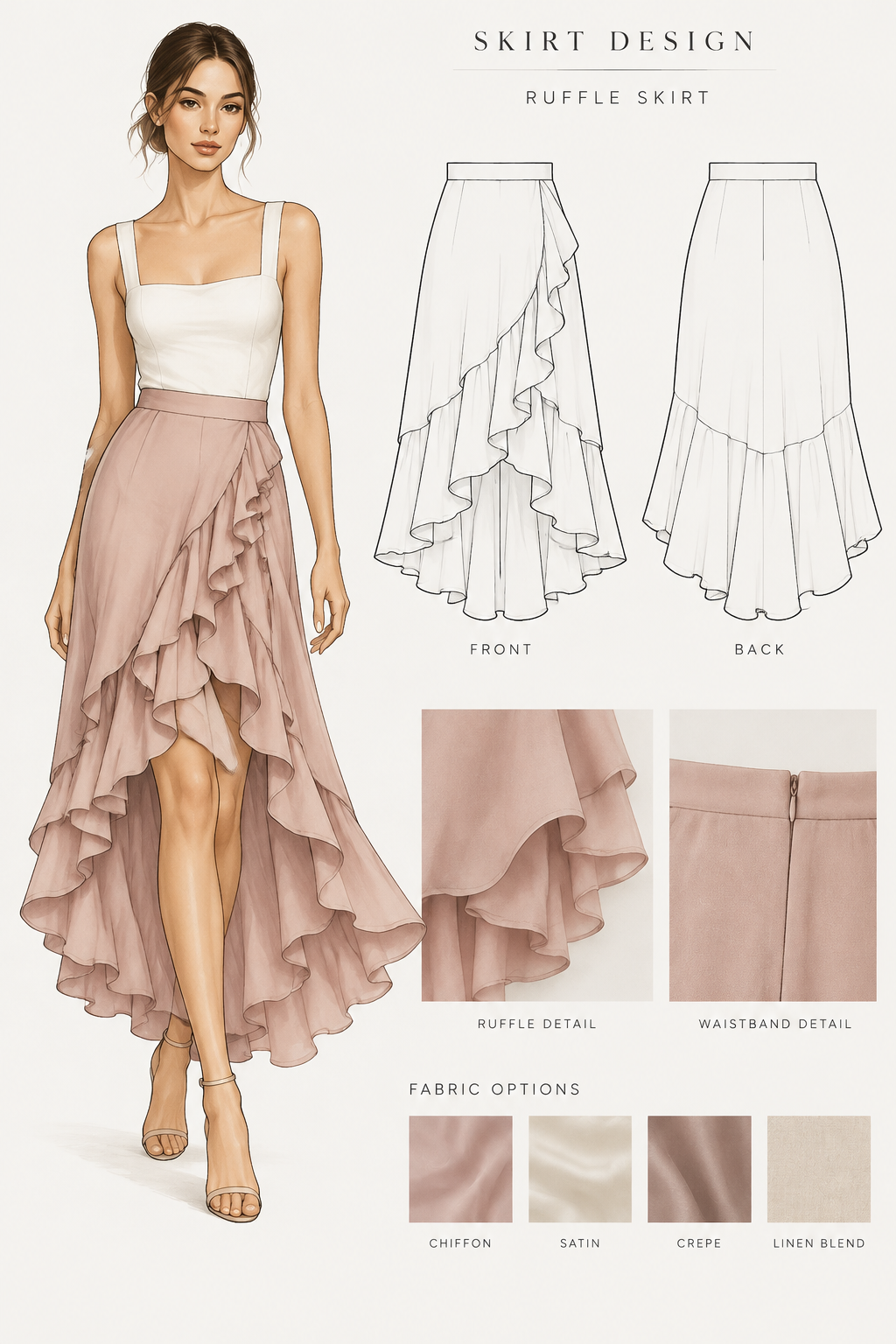 skirt with ruffels
skirt with ruffels