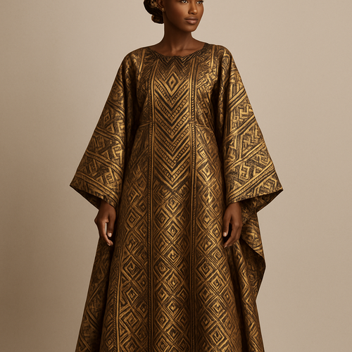 Create a shadda boubou for women that’s the first of its kind, unique, classy, and sophisticated in design. 
