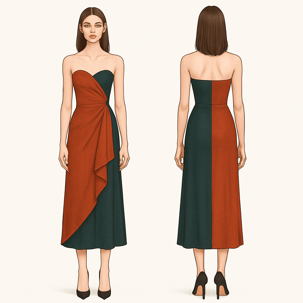 Change of color

Change of color, show front and back