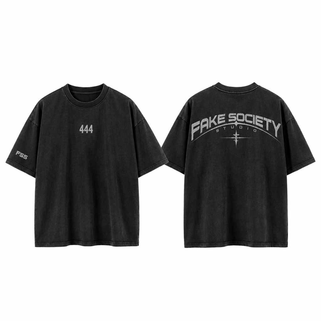 T shirt made of polycotton material
Printed as fake society studio in the back
In the front it has to have 444 printed with FSS printed in sleeve
photorealistic fashion design, T shirt made of polycotton material
Printed as fake society studio in the back
In the front it has to have 444 printed with FSS printed in sleeve , athleisure style, just the design no text, show front and back