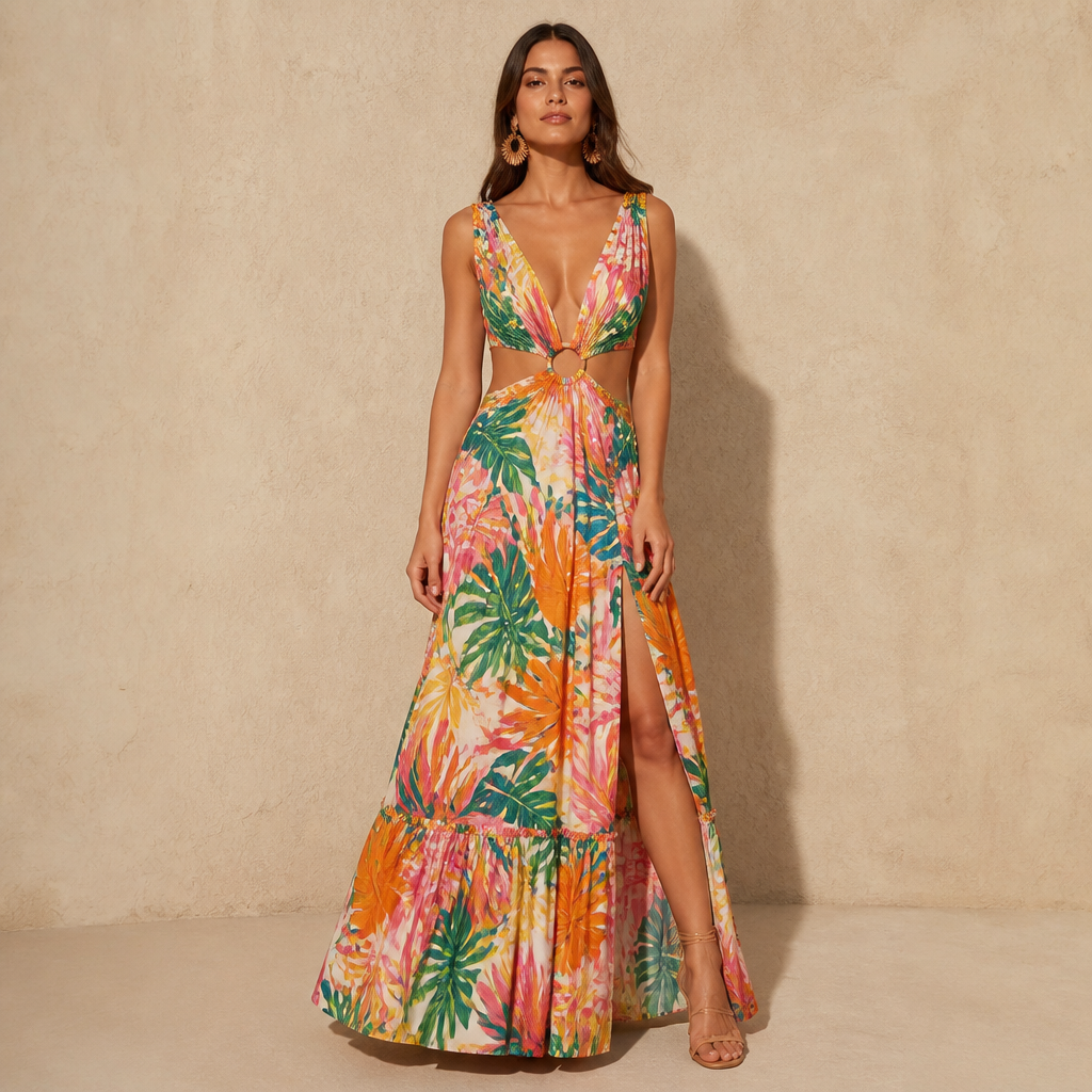 A Female Dress design, suitable for Spring. Consider Brazilian fashion — bold colors, body-positive, beachwear influence, tropical prints, carnival vibrancy. Current season is Spring in Brazil. Present it as professional fashion catalogue photography: the garment is the subject, shown full-length with editorial styling, neutral posing and tasteful, non-suggestive framing.
photorealistic fashion design, A Female Dress design, suitable for Spring. Consider Brazilian fashion — bold colors, body-positive, beachwear influence, tropical prints, carnival vibrancy. Current season is Spring in Brazil. Present it as professional fashion catalogue photography: the garment is the subject, shown full-length with editorial styling, neutral posing and tasteful, non-suggestive framing., just the design no text