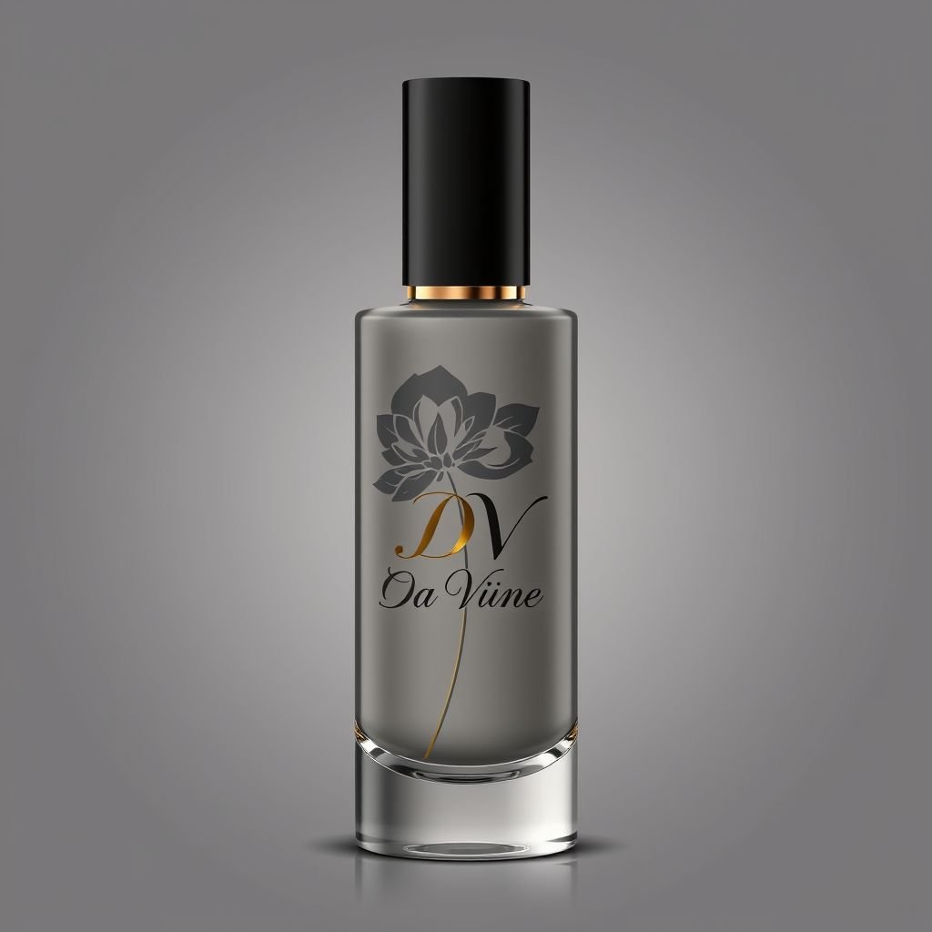 Perfume roll on oil with the name “Da’Vine” on it. With DV on it. Shape the bottle as a flower
Design a sleek, sophisticated perfume roll-on oil bottle named "Da'Vine," featuring an elegant floral silhouette that seamlessly blends femininity with professionalism. The bottle is glass with a matte finish, adorned with chic gold accents. The initials "DV" are embossed in an artful script, embodying luxury and empowerment in business fashion.
