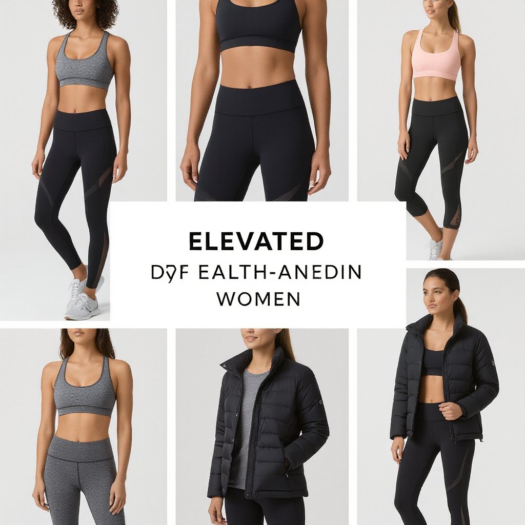 I'm looking to build a premium women's activewear brand inspired by Lululemon, targeting health-conscious women who value high-quality materials and elevated aesthetics. Specifications: • Material: Nylon-spandex blends • Products: Leggings, sports bras, tops, and outerwear • Style: Clean, elevated aesthetic that blends performance with everyday comfort • Quality: Premium materials and construction
Elevated activewear for health-conscious women, inspired by Lululemon. Premium nylon-spandex leggings, sports bras, tops, and outerwear. Clean, comfortable cuts blend performance with everyday wear.