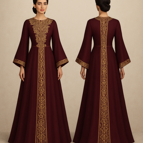 Creat a elegent design for me دراعة كويتيه

