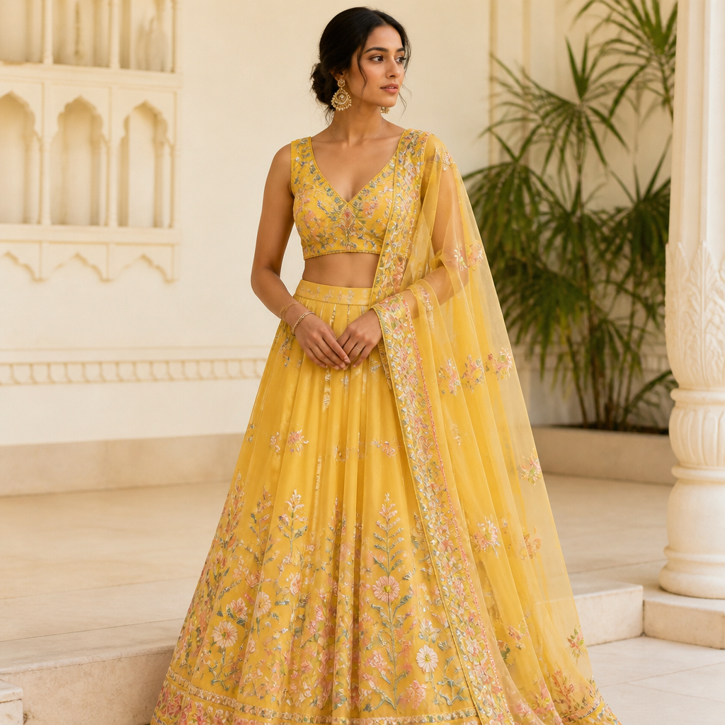 A Female Dress design, suitable for Summer. Consider Indian fashion aesthetics — consider saree, lehenga, salwar kameez, kurti, anarkali; local fabrics like chanderi, banarasi, chikankari, block prints; vibrant colors and rich embroidery. Current season is Summer in India.
photorealistic fashion design, A Female Dress design, suitable for Summer. Consider Indian fashion aesthetics — consider saree, lehenga, salwar kameez, kurti, anarkali; local fabrics like chanderi, banarasi, chikankari, block prints; vibrant colors and rich embroidery. Current season is Summer in India., just the design no text