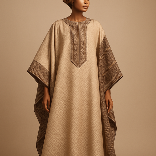 Create a shadda boubou for women that’s the first of its kind, unique, classy, and sophisticated in design. 