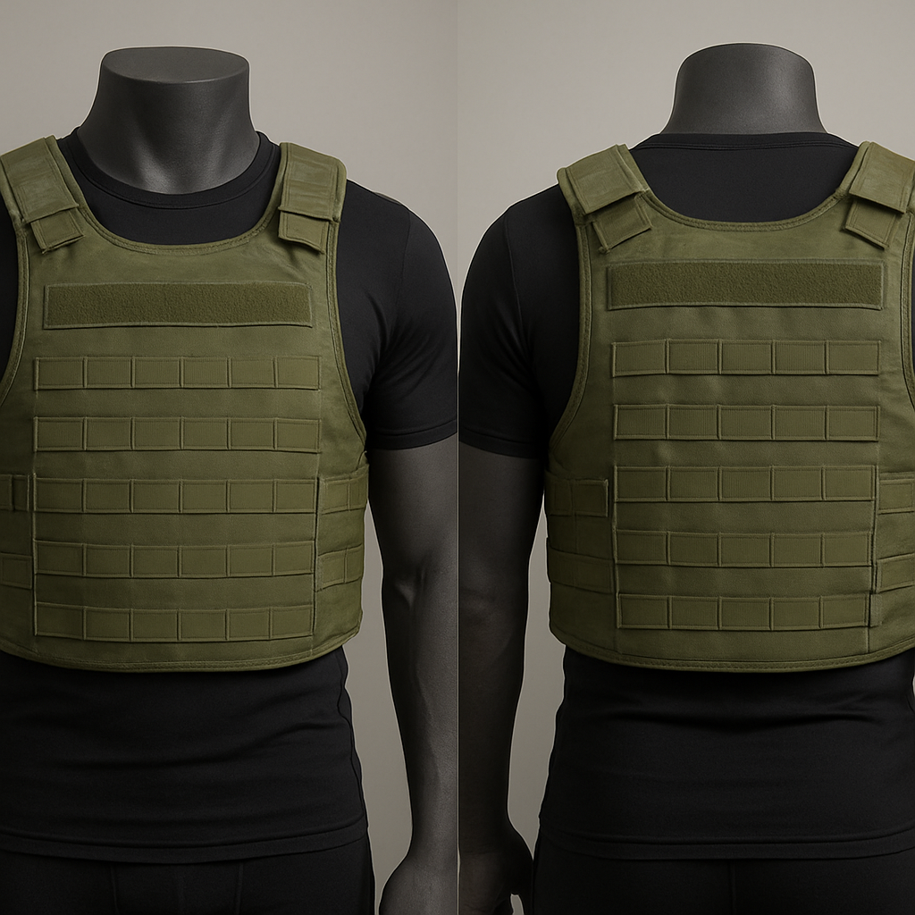 All black base short sleeve compression rash guard. Military bulley proof vest design on front and back 

Might vest should be military green, with detail to look authentic 

All black base short sleeve compression rash guard. Military bulley proof vest design on front and back 

Might vest should be military green, with detail to look authentic , show front and back