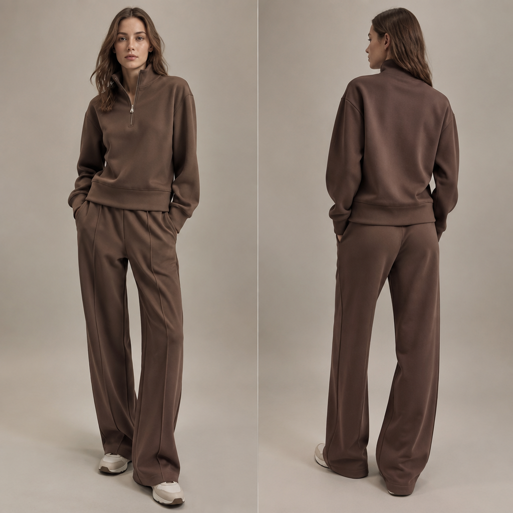 A Activewear design, suitable for Fall, in Classic style. UZ fashion aesthetics. Present it as professional fashion catalogue photography: the garment is the subject, shown full-length with editorial styling, neutral posing and tasteful, non-suggestive framing.
photorealistic fashion design, A Activewear design, suitable for Fall, in Classic style. UZ fashion aesthetics. Present it as professional fashion catalogue photography: the garment is the subject, shown full-length with editorial styling, neutral posing and tasteful, non-suggestive framing., classic style, just the design no text