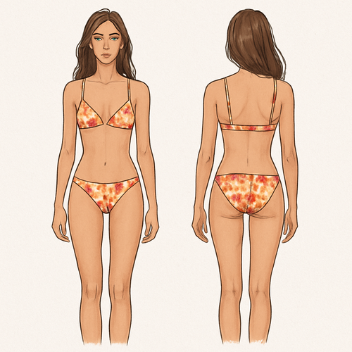 Une femme en bikini