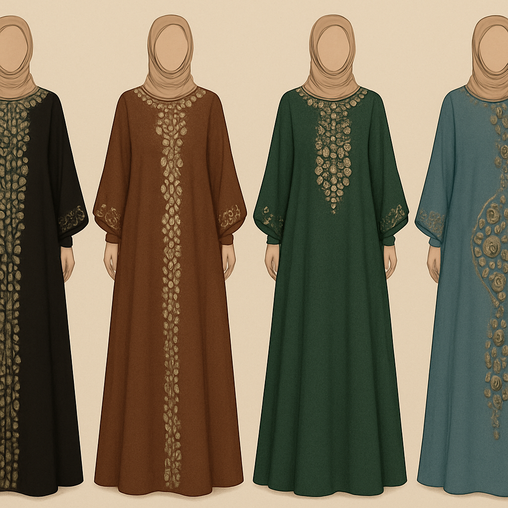 Create me modest boubou that's first in the world, using unique stone design, classy and sophisticated. Keep me 4 designs. Make them rich by adding minimal stone embroidery and stones designs.
Create me modest boubou that's first in the world, using unique stone design, classy and sophisticated. Keep me 4 designs. Make them rich by adding minimal stone embroidery and stones designs.