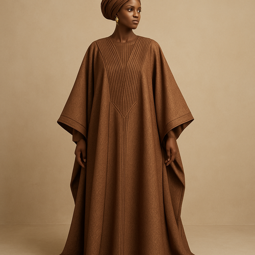 Create a shadda boubou for women that's the first of its kind, unique, classy, and sophisticated in design.