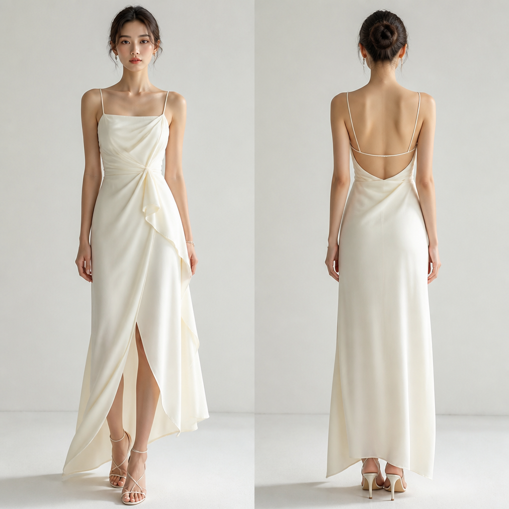 A Female Dress design, suitable for Summer, in Korean Fashion + Designer style
photorealistic fashion design, A Female Dress design, suitable for Summer, in Korean Fashion + Designer style, korean_fashion style, just the design no text, show front and back