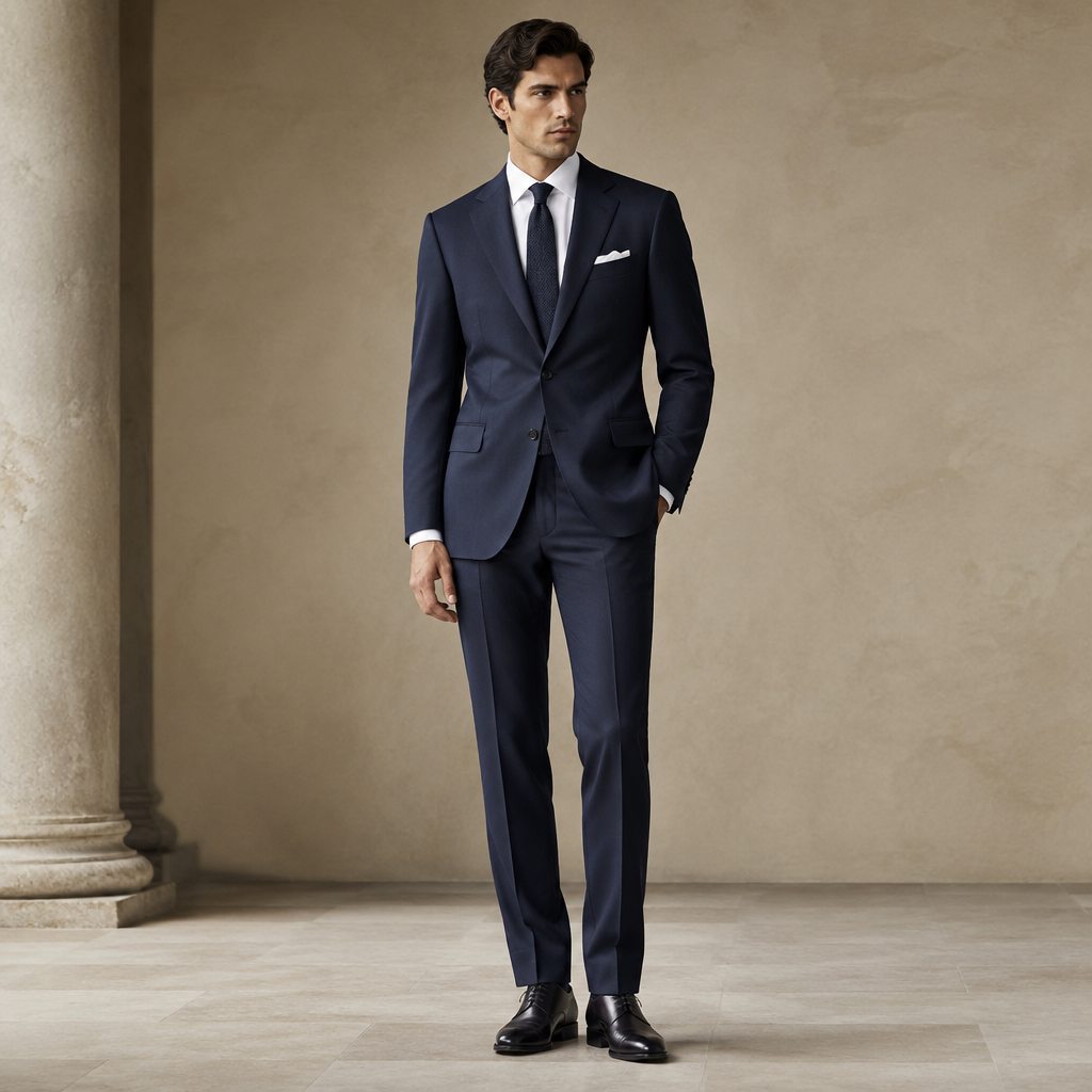 A Male fashion design, in Formal style. elegancia. Spain fashion aesthetics. Present it as professional fashion catalogue photography: the garment is the subject, shown full-length with editorial styling, neutral posing and tasteful, non-suggestive framing.
photorealistic fashion design, A Male fashion design, in Formal style. elegancia. Spain fashion aesthetics. Present it as professional fashion catalogue photography: the garment is the subject, shown full-length with editorial styling, neutral posing and tasteful, non-suggestive framing., formal style, just the design no text