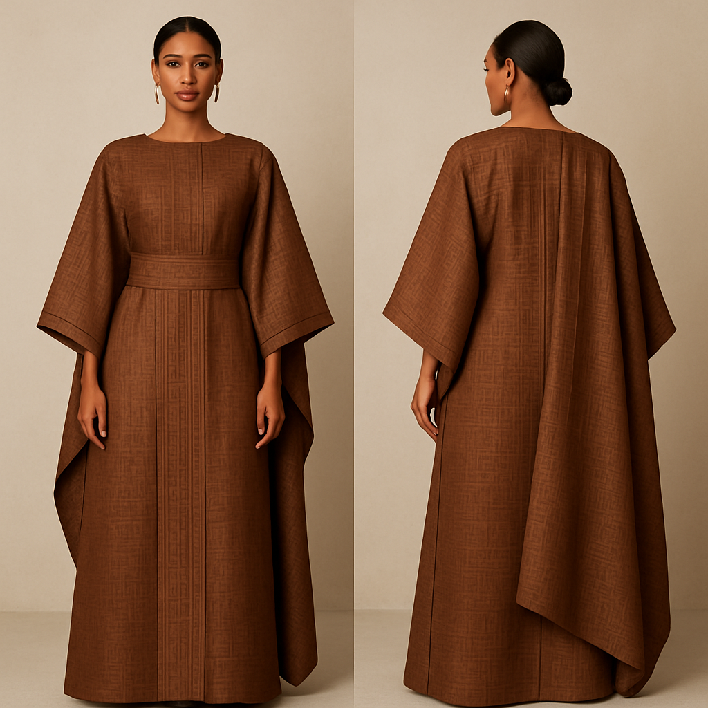 Create a shadda boubou for women that’s the first of its kind, unique, classy, and sophisticated in design.
Create a shadda boubou for women that’s the first of its kind, unique, classy, and sophisticated in design. , show front and back