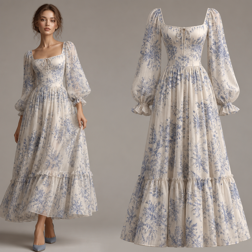 A Female Dress design, for Festival, suitable for Summer, in Vintage + Classic style. Russia fashion aesthetics.
photorealistic fashion design, A Female Dress design, for Festival, suitable for Summer, in Vintage + Classic style. Russia fashion aesthetics., vintage style, just the design no text