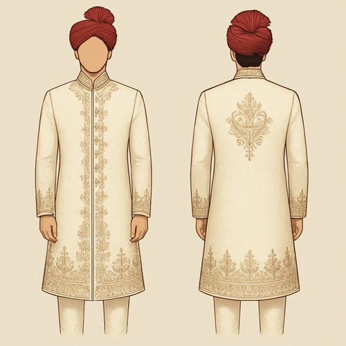 A sherwani of the groom !