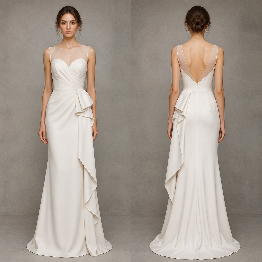 Love & pure
photorealistic fashion design, Love & pure , formal style, just the design no text, show front and back