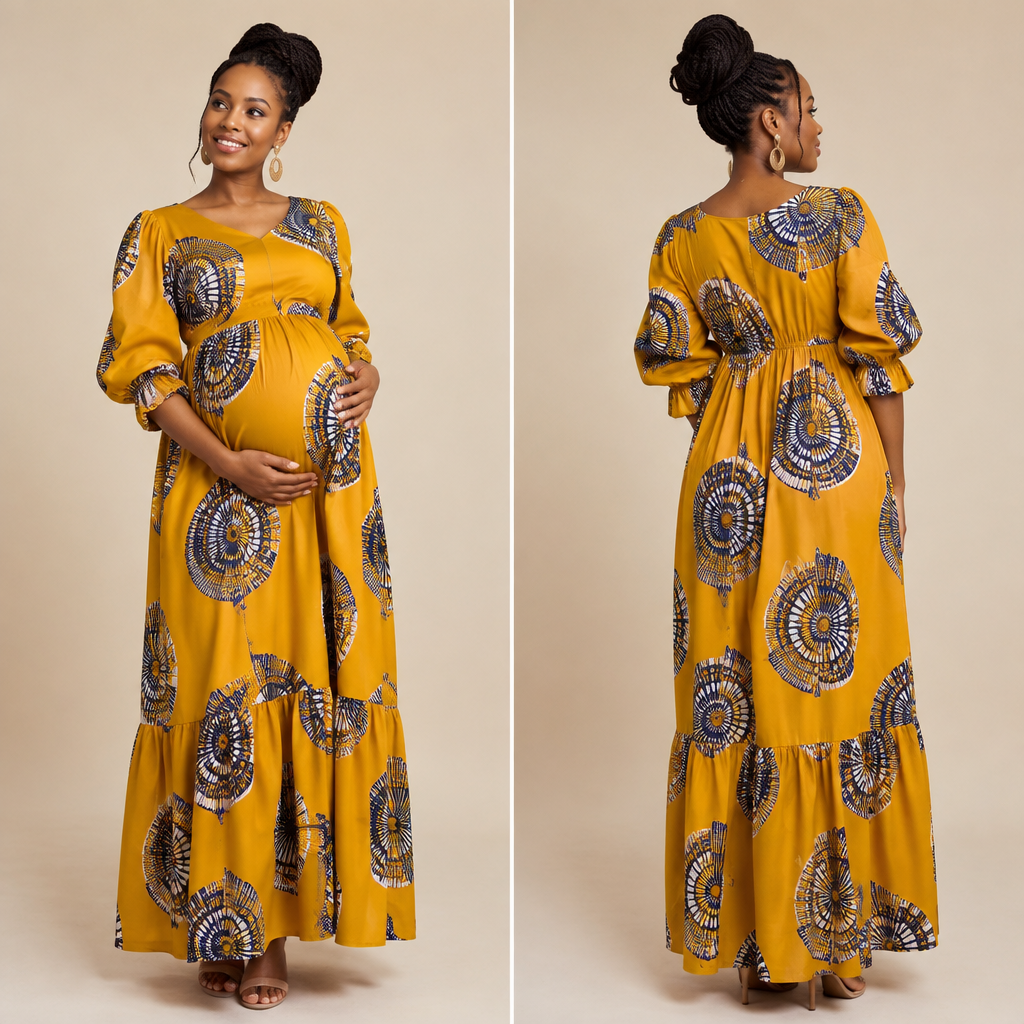 A Female Dress design, in Casual style. pregnancy bright African. Kenya fashion aesthetics. Present it as professional fashion catalogue photography: the garment is the subject, shown full-length with editorial styling, neutral posing and tasteful, non-suggestive framing.
photorealistic fashion design, A Female Dress design, in Casual style. pregnancy bright African. Kenya fashion aesthetics. Present it as professional fashion catalogue photography: the garment is the subject, shown full-length with editorial styling, neutral posing and tasteful, non-suggestive framing., casual style, just the design no text