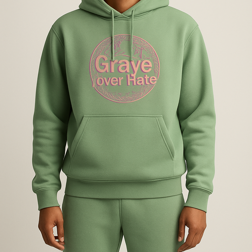 - brand name is still pending, but the vision is street wear / luxury. trying to keep it classy but cool. since it’s winter, i want to create some tracksuits, preferably pastel colours of all sorts. i like the strait pants with a tighter hoodie. i want the logo to be embroided saying “Grave >/over Hate ” and the the words overlapping an outline of the world map or globe in pink embroiderey
- modern sans-serif with a better fit for every body type, detailed world map would be more intricate & eye catching for certain! lets try the pastel sage first, mauve next & the rest of options you prices fillings. tracksuit mockup would be preferred.