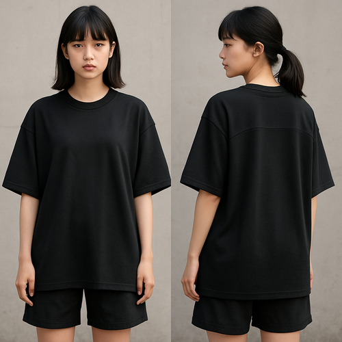 Playera deportiva estilo oversize