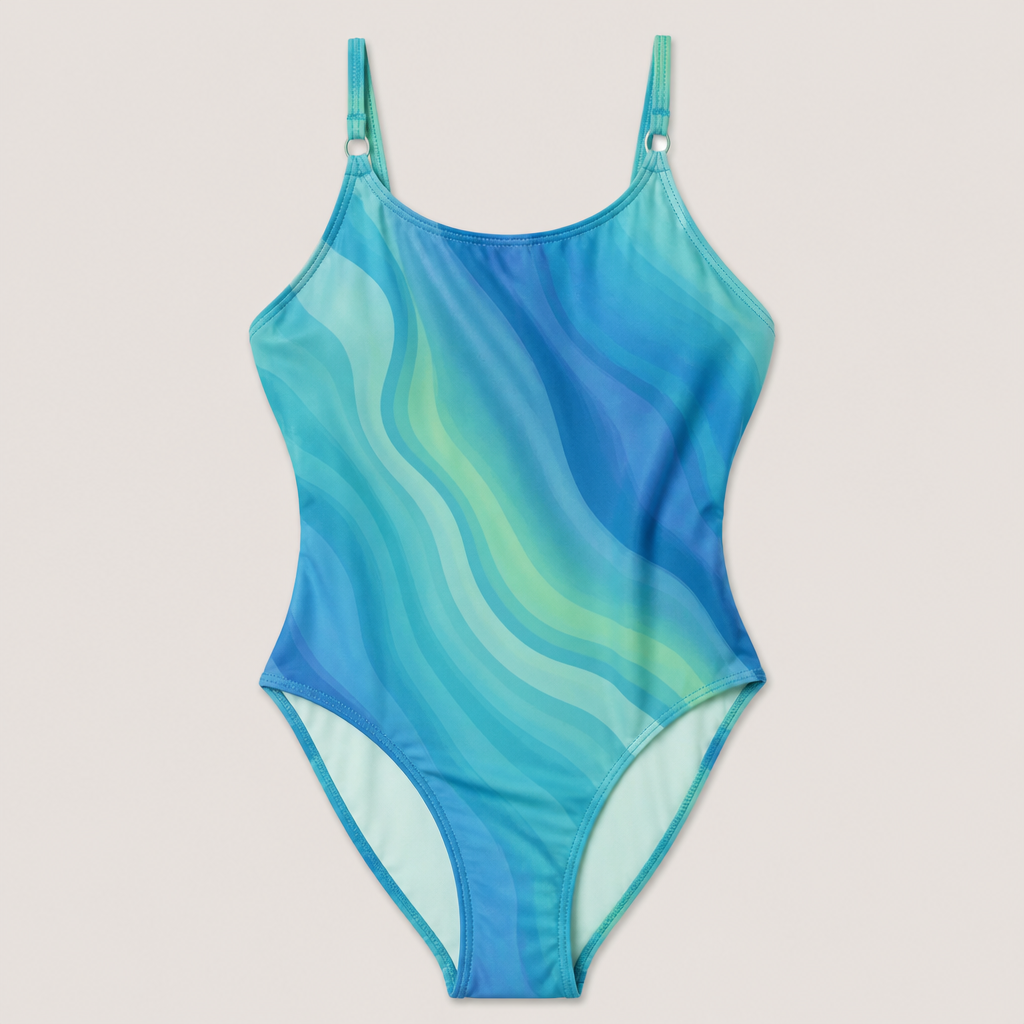 A Swimwear design. maak een zwempak met een golvende kleurzn mix van blauw turquase en licht groen, zorg det een tiener het zou dragen. Belgium fashion aesthetics.
photorealistic fashion design, A Swimwear design. maak een zwempak met een golvende kleurzn mix van blauw turquase en licht groen, zorg det een tiener het zou dragen. Belgium fashion aesthetics., just the design no text